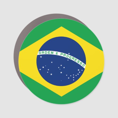 Brazil flag Car Magnet