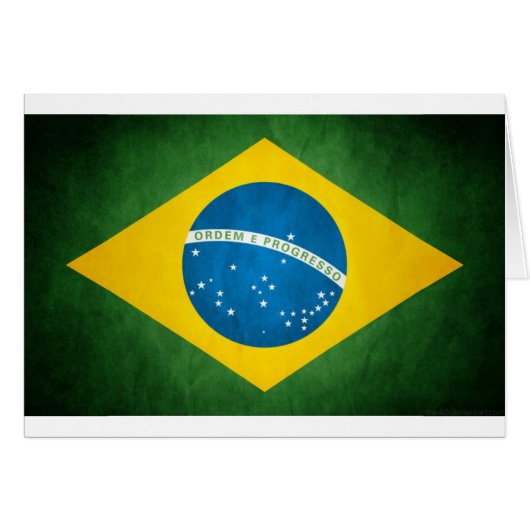 Brazil Flag Cards (Front Horizontal)