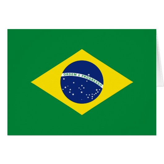 Brazil Flag Cards (Front Horizontal)