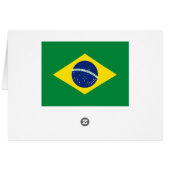 Brazil Flag Cards (Back Horizontal)