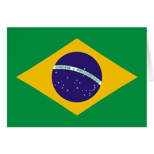 Brazil flag cards (Front Horizontal)