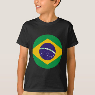 Brazil Flag Circle The MUSEUM Zazzle T-Shirt