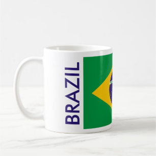 BRAZIL FLAG COFFEE MUG
