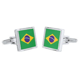 Brazil Flag Cufflinks