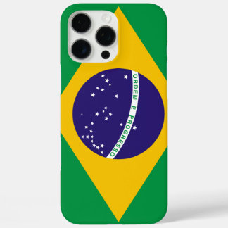 Brazil Flag Customizable iPhone 16 Pro Max Case