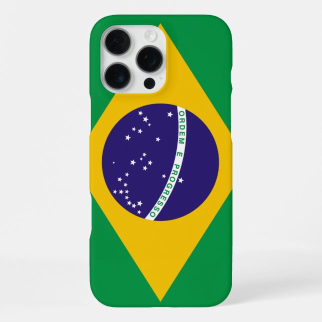 Brazil Flag Customizable  Iphone Case (Back)