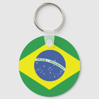 Brazil Flag Design Keychain