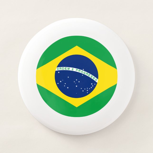 Brazil flag  Frisbee Flying Disc (Front)