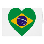 Brazil Flag Heart (Front Horizontal)