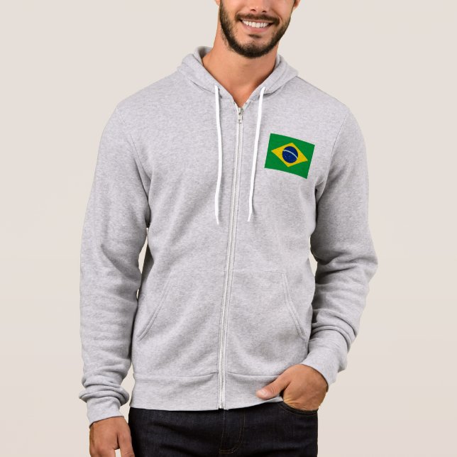 Brazil Flag Hoodie (Front)