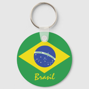 Brazil Flag Keychain