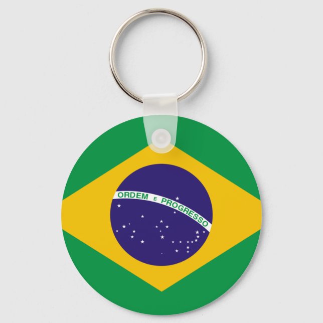 Brazil flag keychain (Front)