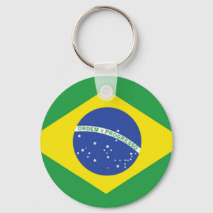 Brazil Flag Keychain