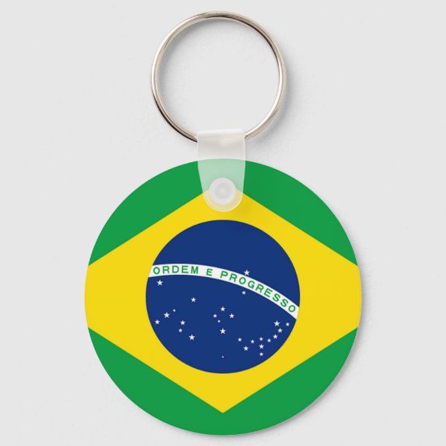 Brazil Flag Keychain (Front)