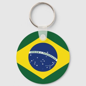 Brazil Flag Keychain by siffert at Zazzle