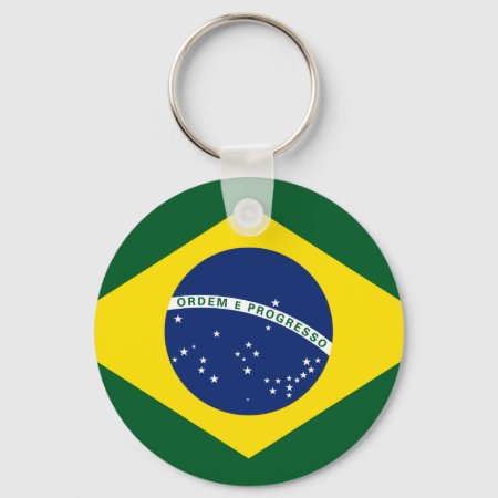 Brazil Flag Keychain