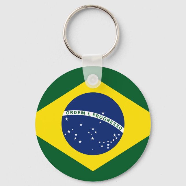 Brazil flag keychain (Front)