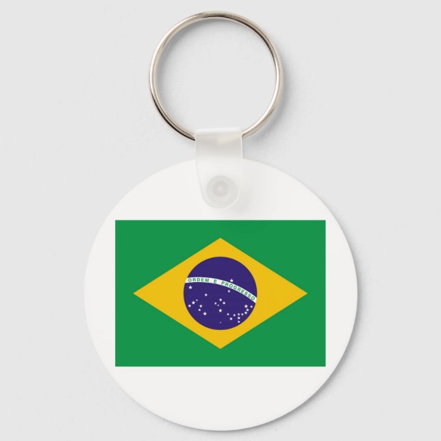 Brazil Flag Keychain (Front)