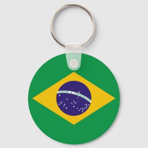 Brazil Flag Keychain