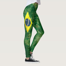 Brazil Flag Leggings