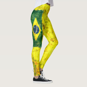 Brazil Flag Leggings
