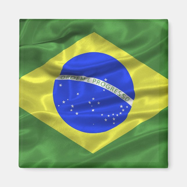 Brazil Flag Magnet (Front)