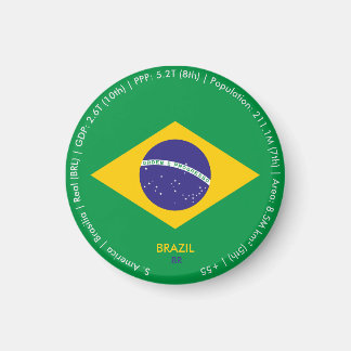 Brazil Flag Magnet