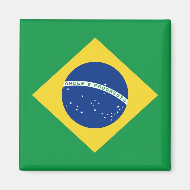 Brazil Flag Magnet (Front)