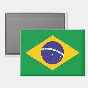 Brazil Flag Magnet Vibrant Patriotic Fridge Decor