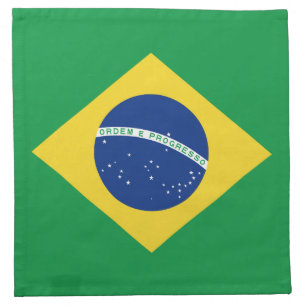 Brazil Flag Napkin