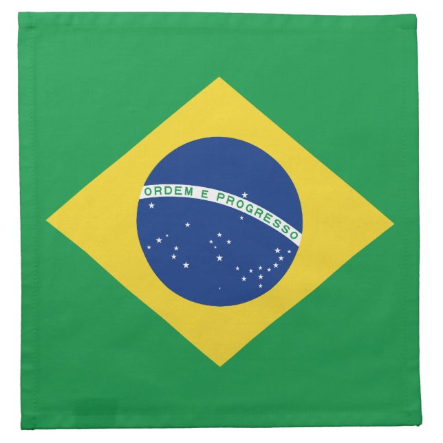 Brazil Flag Napkin (Front)