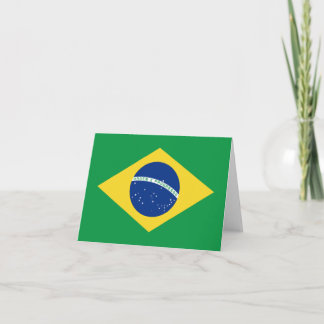 Brazil Flag Notecard