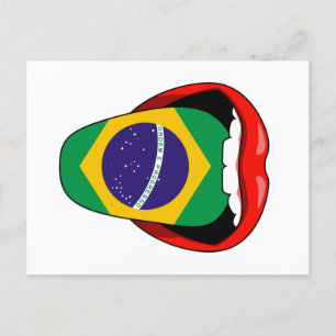 Brazil Flag Ordem e Progresso Postcard