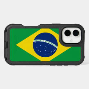 Brazil flag iPhone 16 plus case