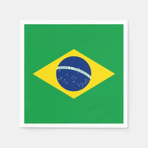 Brazil flag Paper Napkin