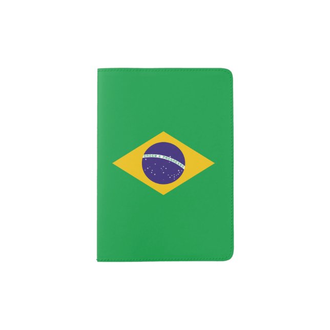 Brazil Flag Passport Holder (Front)