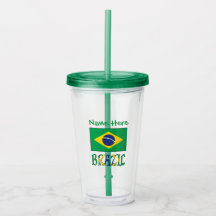 Brazil Flag Personalized 