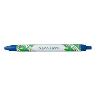 Brazil Flag Personalized Pen