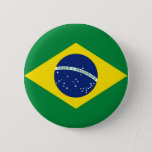 Brazil Flag Pinback Button at Zazzle