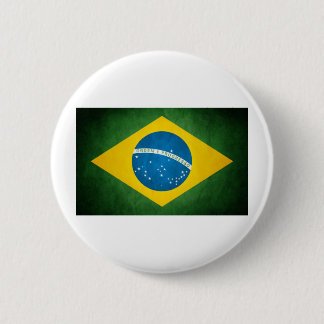 brazil flag pinback button