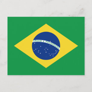 Brazil Flag Postcard
