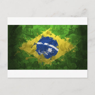 Brazil-Flag- Postcard