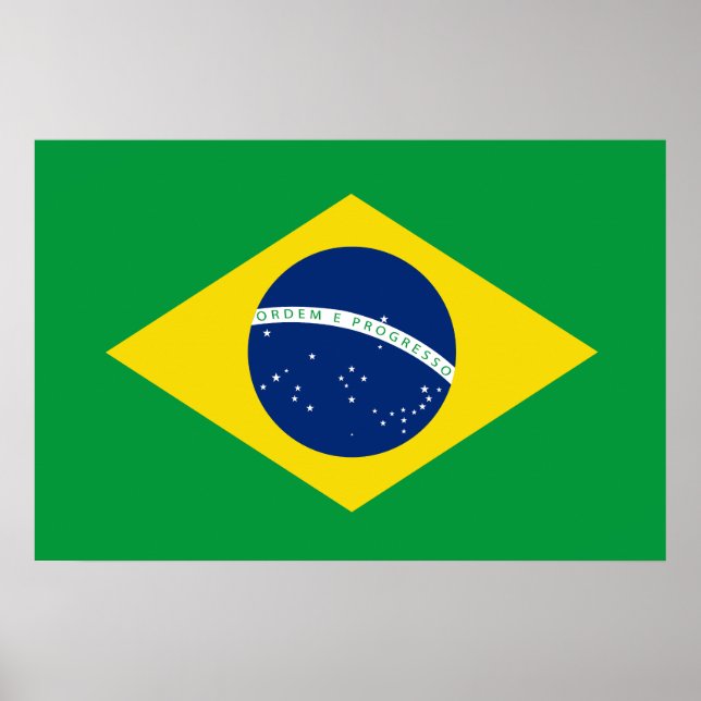 Brazil Flag Poster (Front)