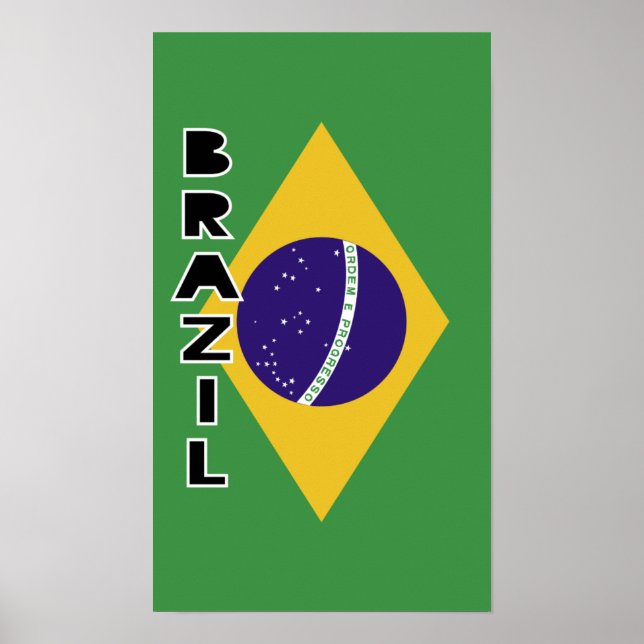 Brazil Flag Poster (Front)