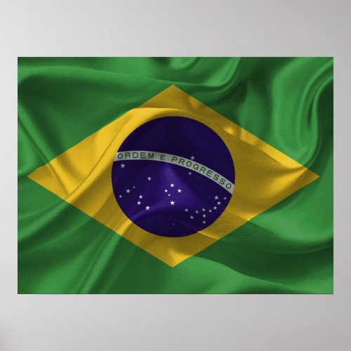 Brazil Flag Poster