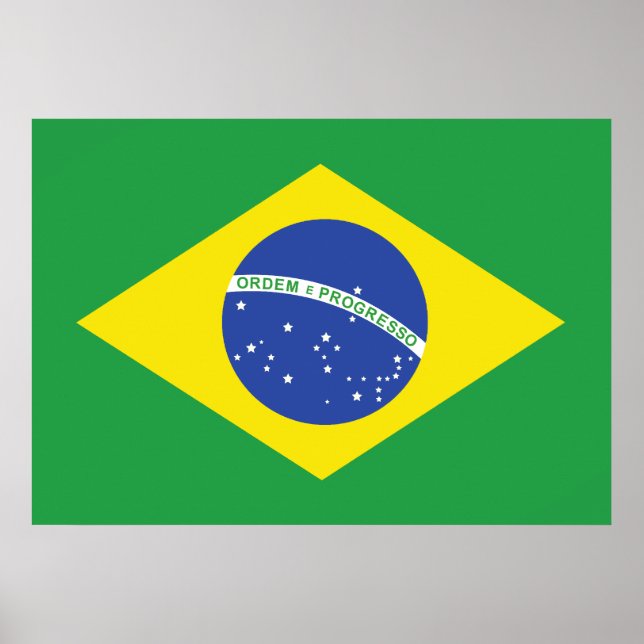 Brazil Flag Poster (Front)