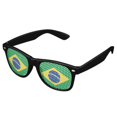 Brazil Flag Retro Sunglasses