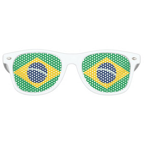 Brazil Flag Retro Sunglasses