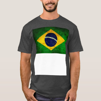 Brazil Flag Rustic Vintage Brazilian T-Shirt