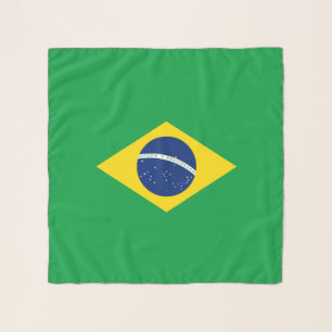 Brazil flag scarf